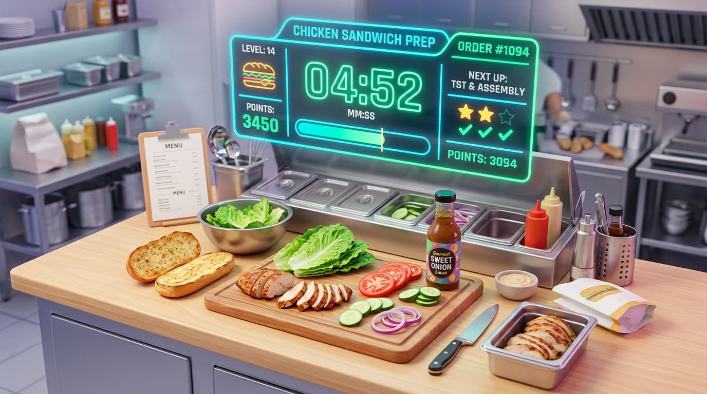 Subway Sweet Onion Chicken Teriyaki Simulator